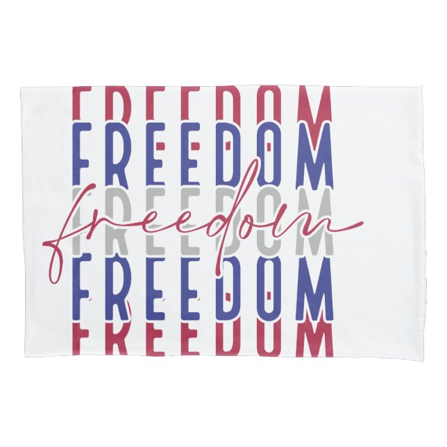 Freedom Kamala Harris Pillow Case (Front)