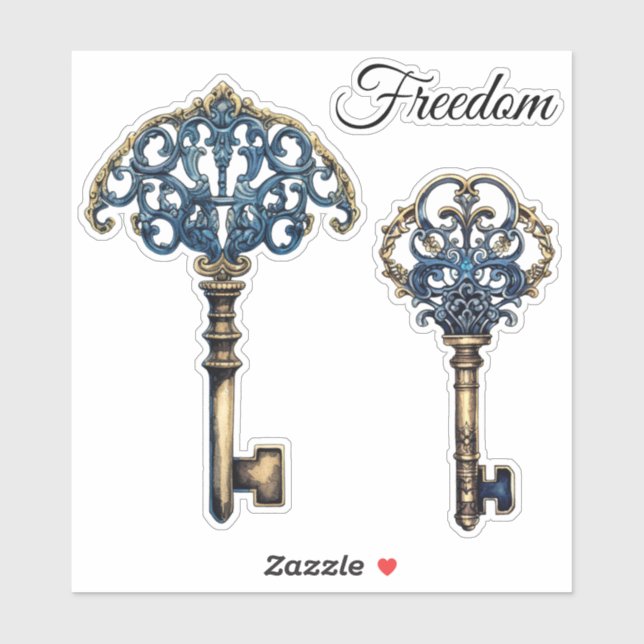 Freedom Keys Sticker (Sheet)