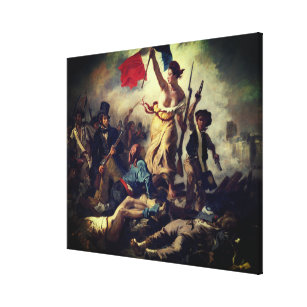 Freedom leads the people - Eugène Delacroix Canvas Print