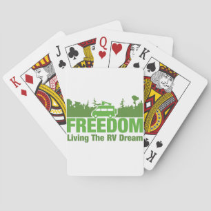 Freedom Living The RV Dream 4 Poker Cards