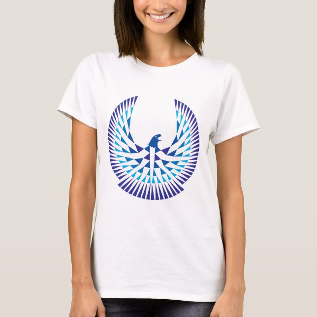 Freedom Lodge Logo shirt blue (Front)