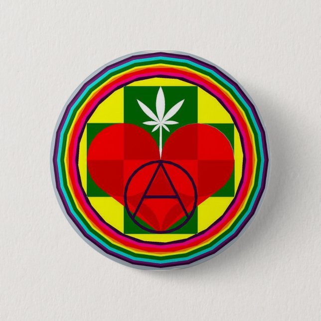 FREEDOM LOVE and JOY Button (Front)