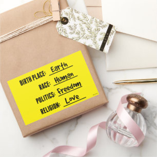 FREEDOM LOVE (EARTH) STICKER