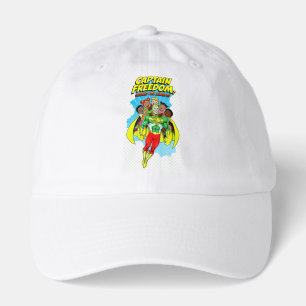 Freedom Man Cartoon Kids cap– Cute Superhero Hat