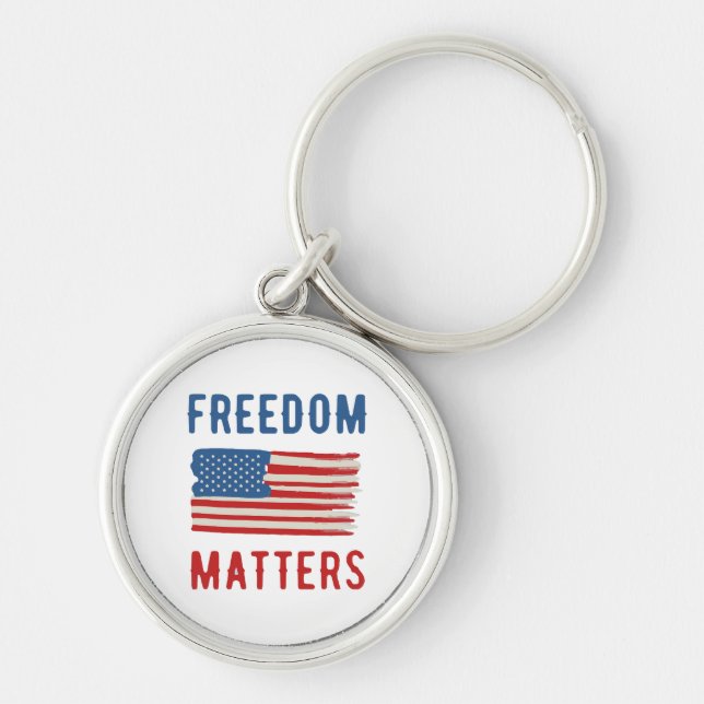Freedom Matters Keychain (Front)
