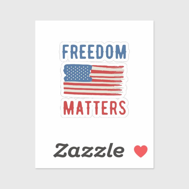 Freedom Matters Sticker (Sheet)