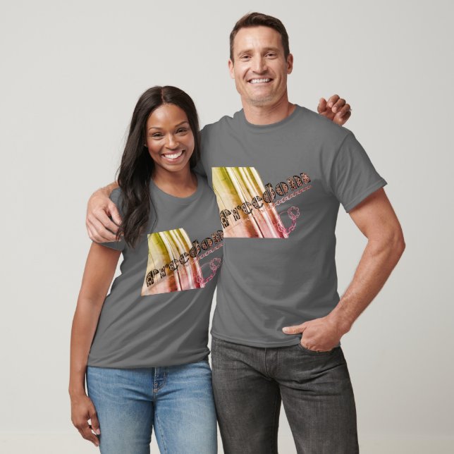 Freedom metallic multicolor effects written with c T-Shirt (Unisex)