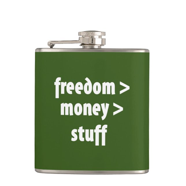 Freedom > Money > Stuff Flask (Front)