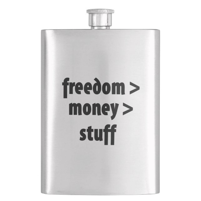 Freedom > Money > Stuff Flask (Front)
