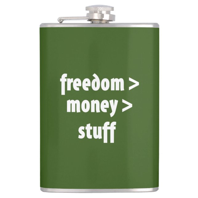 Freedom > Money > Stuff Flask (Front)