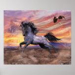 Freedom Mustang 20&quot;x16&quot; Value, Matte - see options Poster