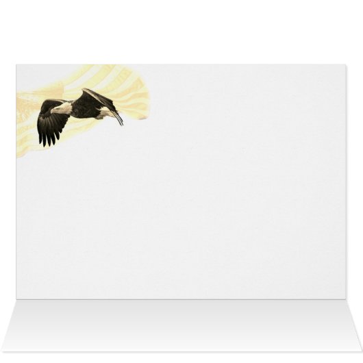 Freedom Mustang 5"x7" Card, wht envelopes incl (Inside Horizontal (Top))