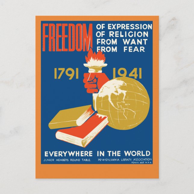 Freedom of Expression Postcard (Front)