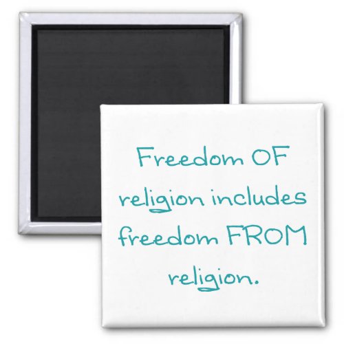 Freedom of religion magnet