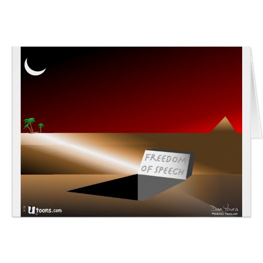 Freedom of Speech Cards (Front Horizontal)