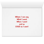 Freedom of Speech Cards (Inside Horizontal (Bottom))