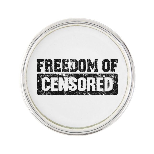 Freedom of Speech Maybe Not Exactly Pin (Front)