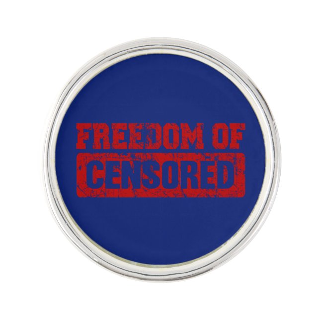 Freedom of Speech Maybe Not So Pin (Front)