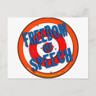 Freedom of Speech Postcard