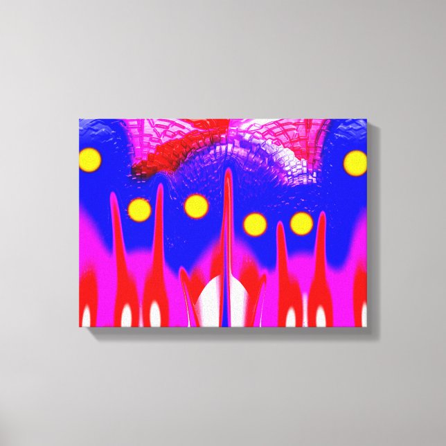 Freedom of the six suns art canvas print (Front)
