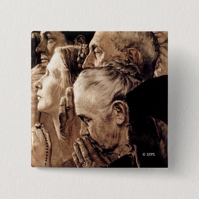 Freedom of Worship Pinback Button (Front)