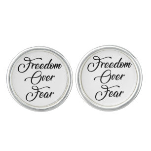 Freedom Over Fear Cufflinks