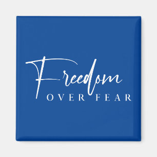 Freedom Over Fear Native American Veterans Day Magnet