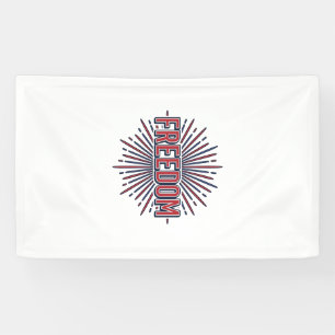 Freedom Patriotic Firework Vector Shirt Design_1 Banner