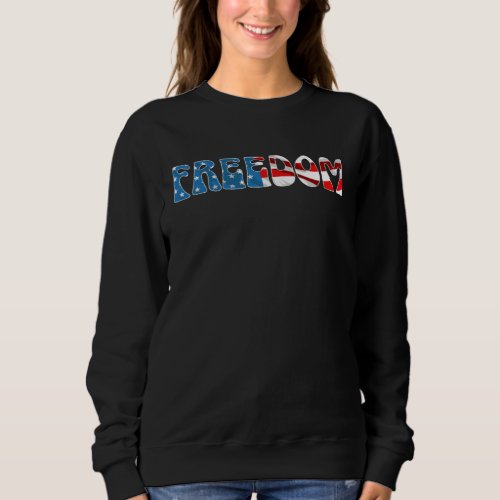 Freedom Patriotic Veteran USA Flag American Memori