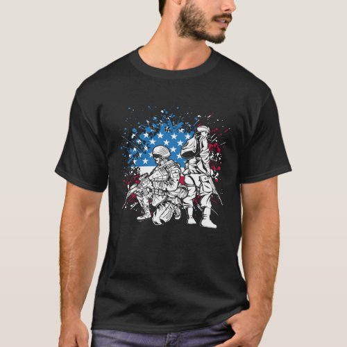 Freedom Patriotic Veteran USA Flag American Memori