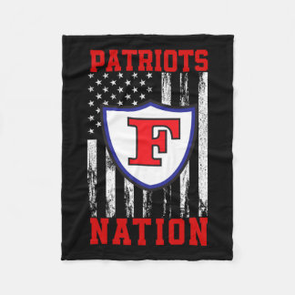 Freedom Patriots Logo Nation Hs  Fleece Blanket