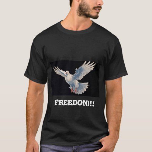 Freedom pigeon Party tshirt
