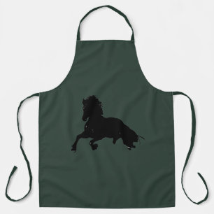 Freedom - Pop Art Horse Celtic Greyish Green Apron