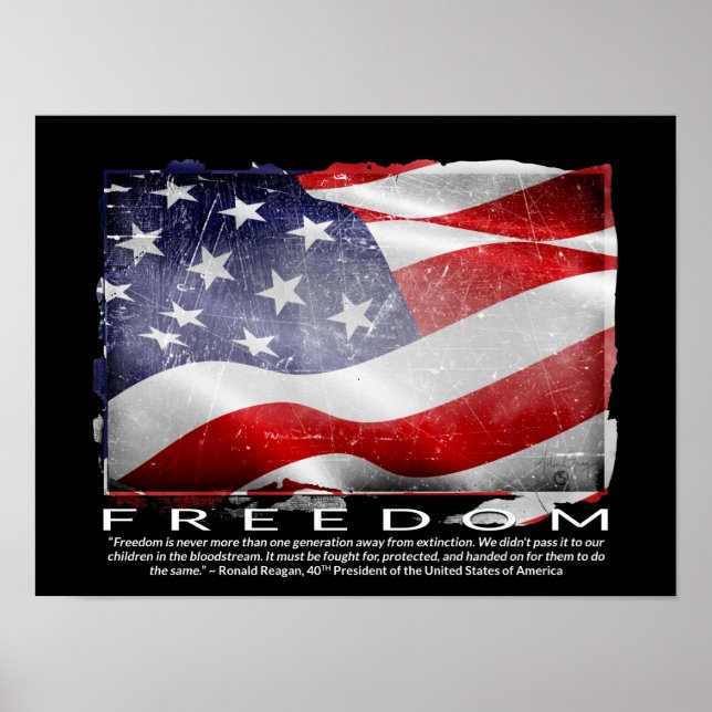 "FREEDOM" Poster (Front)