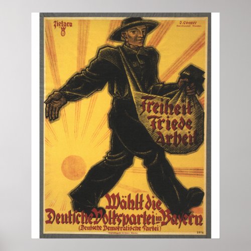 Freedom Propaganda Poster