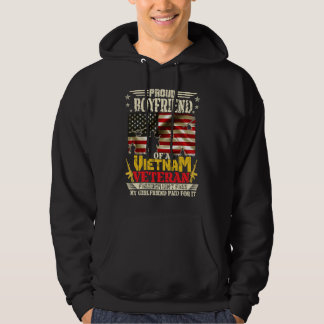 Freedom Proud Boyfriend Of A Vietnam Veteran Girlf Hoodie