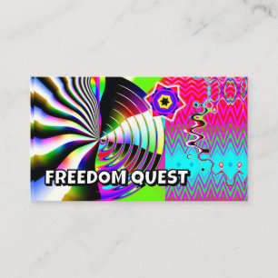FREEDOM QUEST ( you may change the words ) Business Card