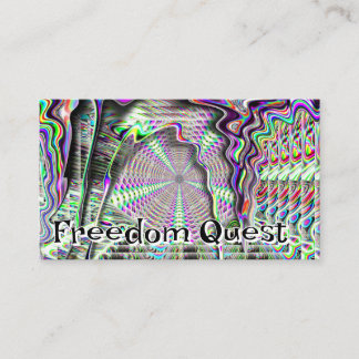 Freedom Quest ( you may change the words ) Business Card