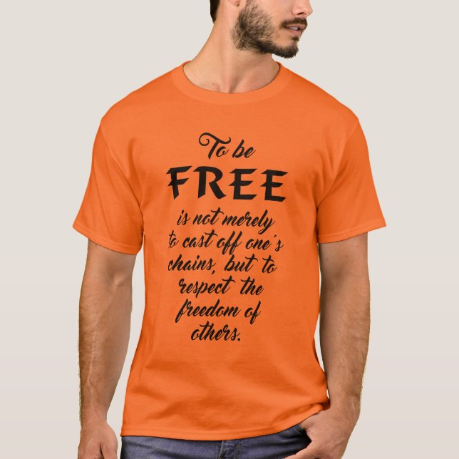 Freedom Quote shirts & jackets (Front)