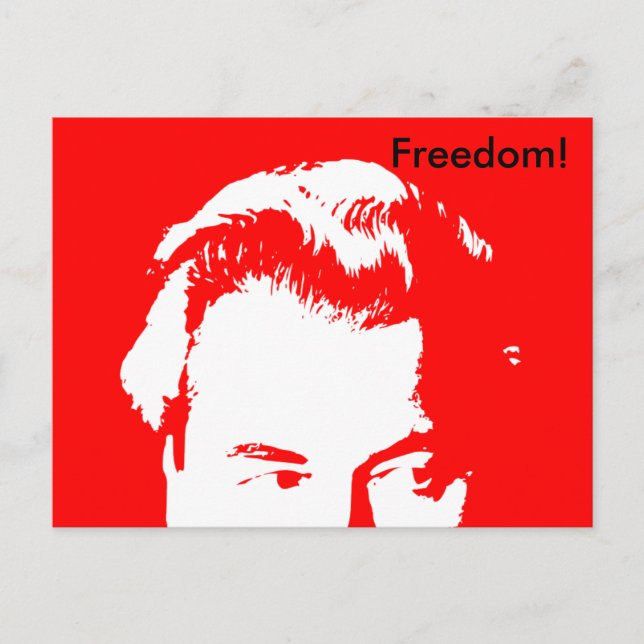 Freedom! Red (Updated) Postcard (Front)