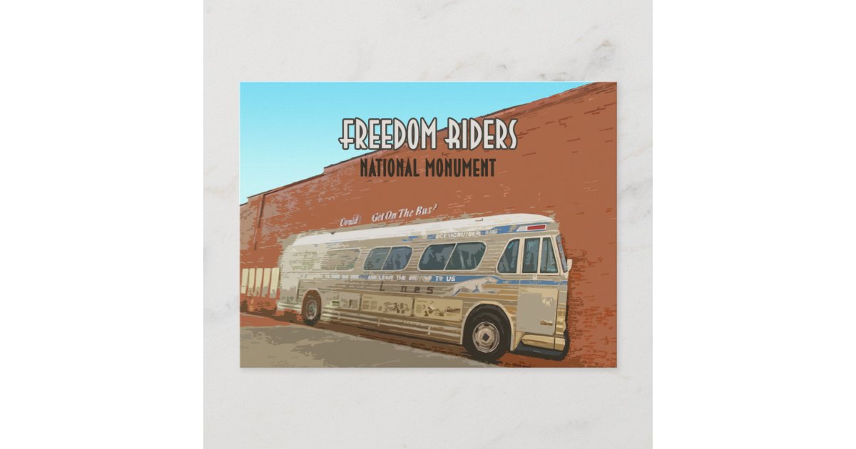Freedom Riders National Monument Alabama Postcard | Zazzle