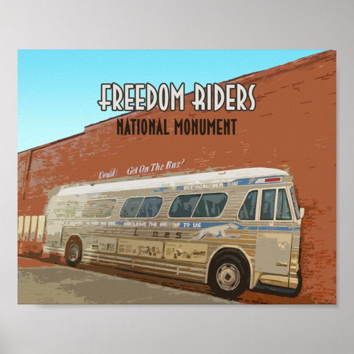 Freedom Riders National Monument Alabama Poster | Zazzle.com