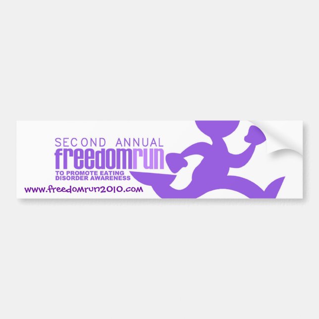 Freedom Run bumper sticker (Front)