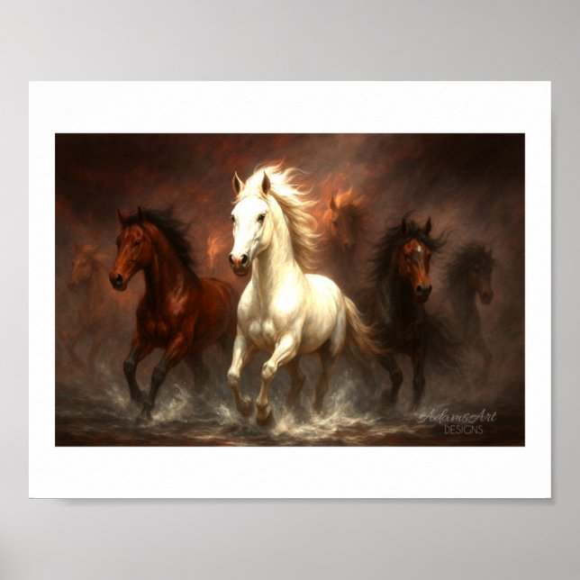 Freedom Run – Majestic Equine Wall Art Print (Front)