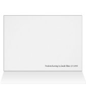 Freedom Running Cards (Inside Horizontal (Top))