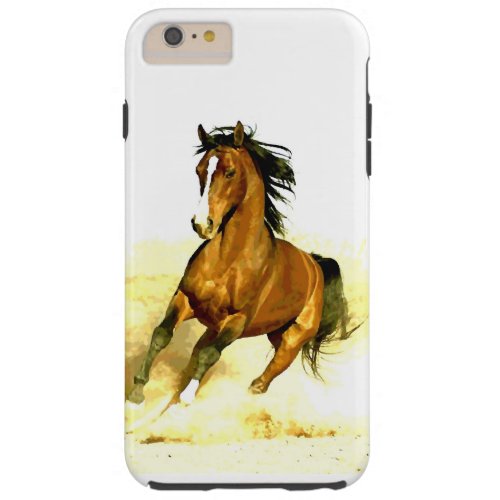 Freedom _ Running Horse Tough iPhone 6 Plus Case