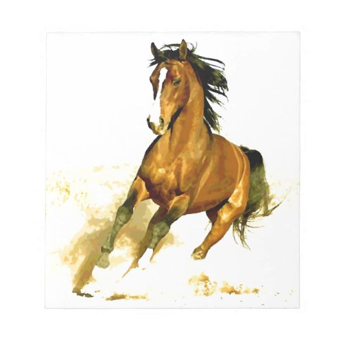 Freedom _ Running Horse Notepad