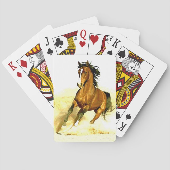 Freedom - Running Horse Poker Cards (Back)