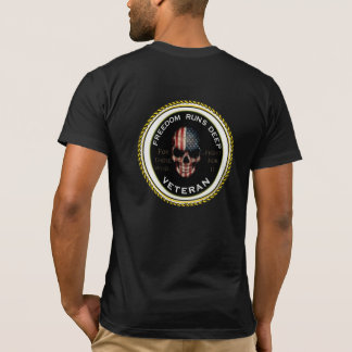 FREEDOM RUNS DEEP VETERAN T-Shirt