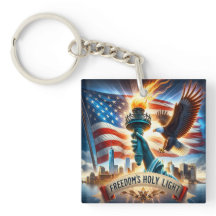 Freedom’s Holy Light Keychain – Honor and Pride